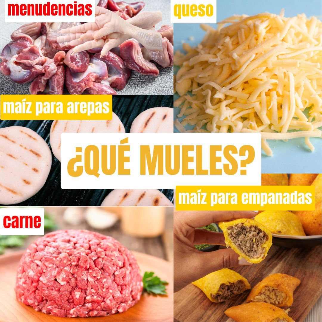 Molino para maíz y carne