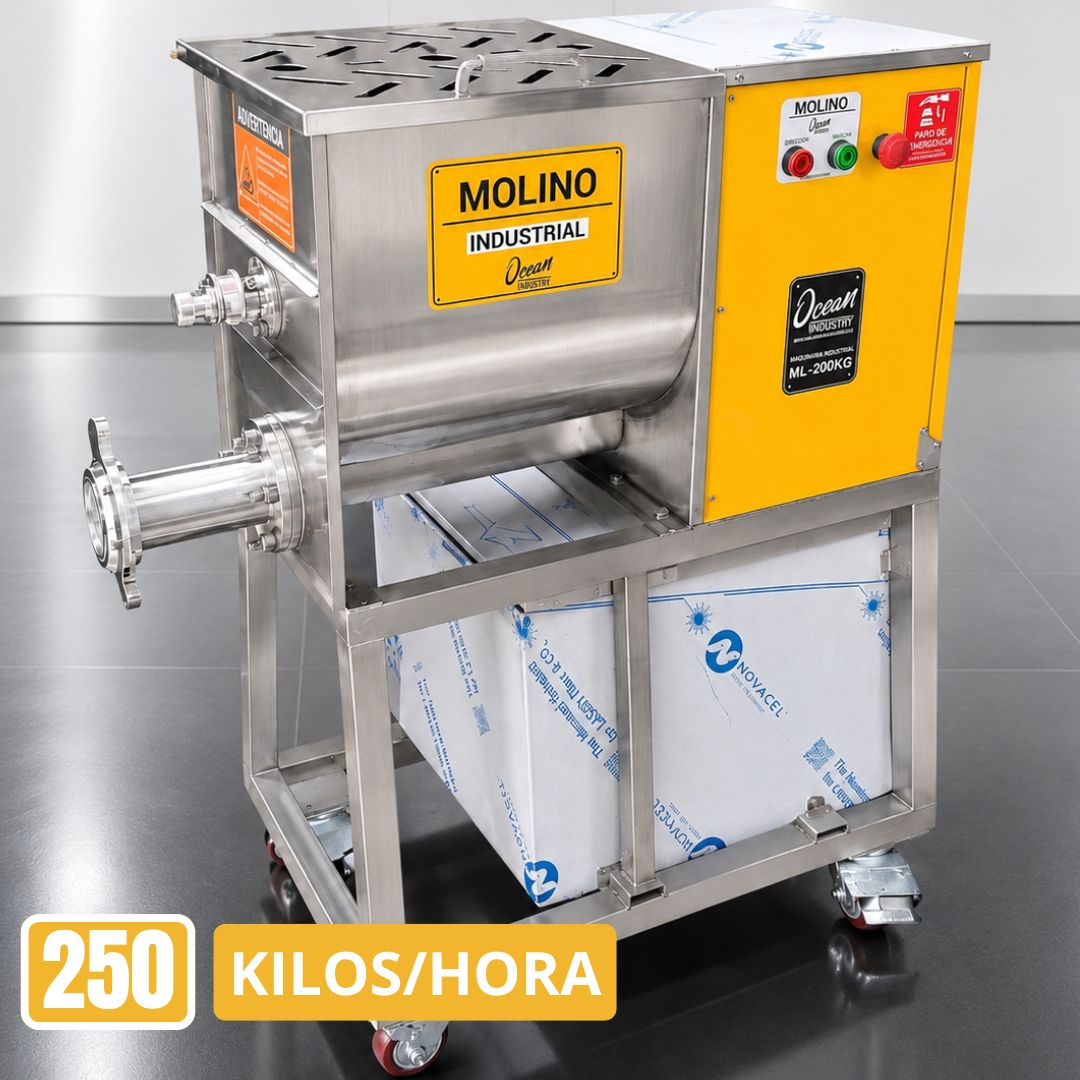 Molino para maíz y carne