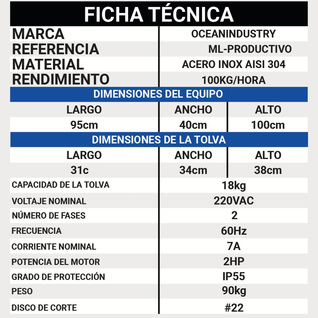 Molino Industrial Productivo